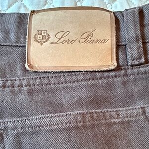Loro Piana Brushed Cotton Jeans